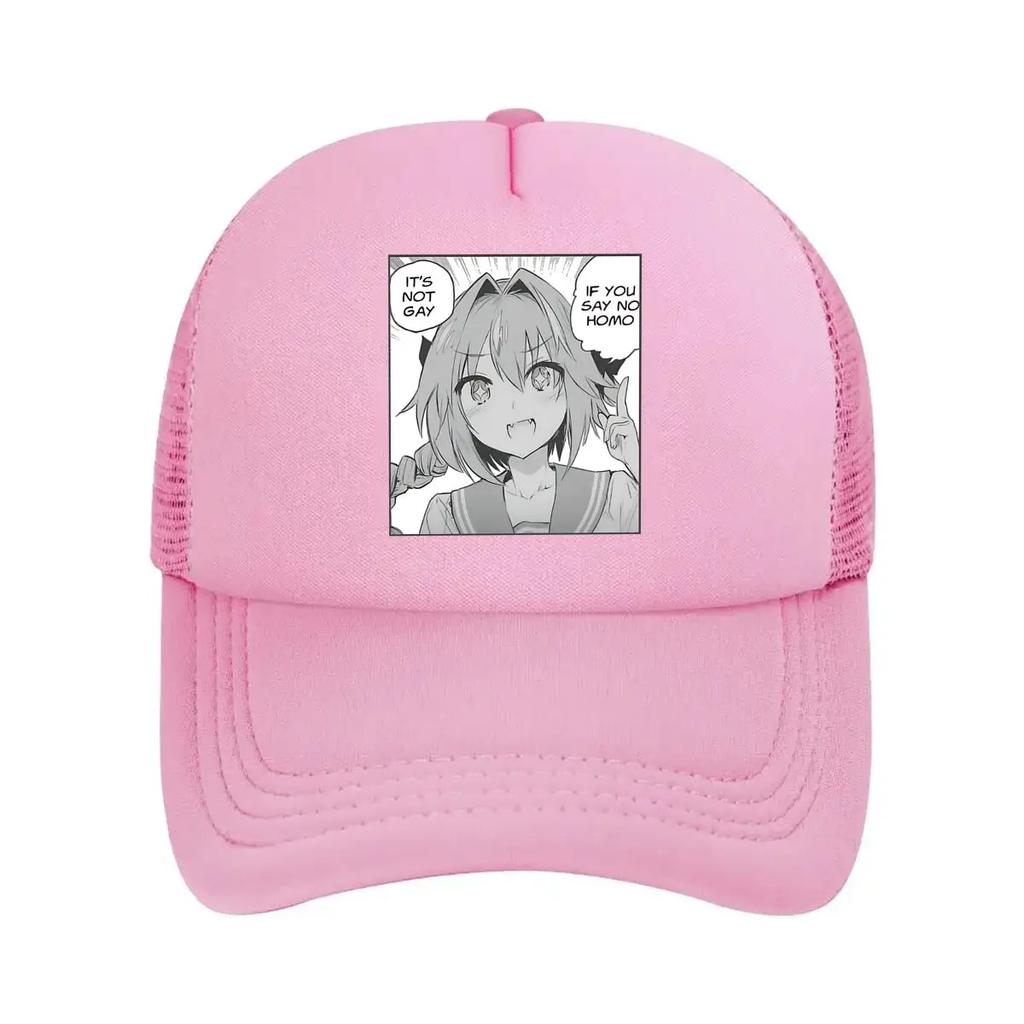 Anime Meme Humorvoll, Manga-Stil Grafische Kunst Netz-Baseballkappe