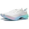Li Ning Super Light 21 Fabric Low Top Running Shoes Women's White Blue ARBU002-9
