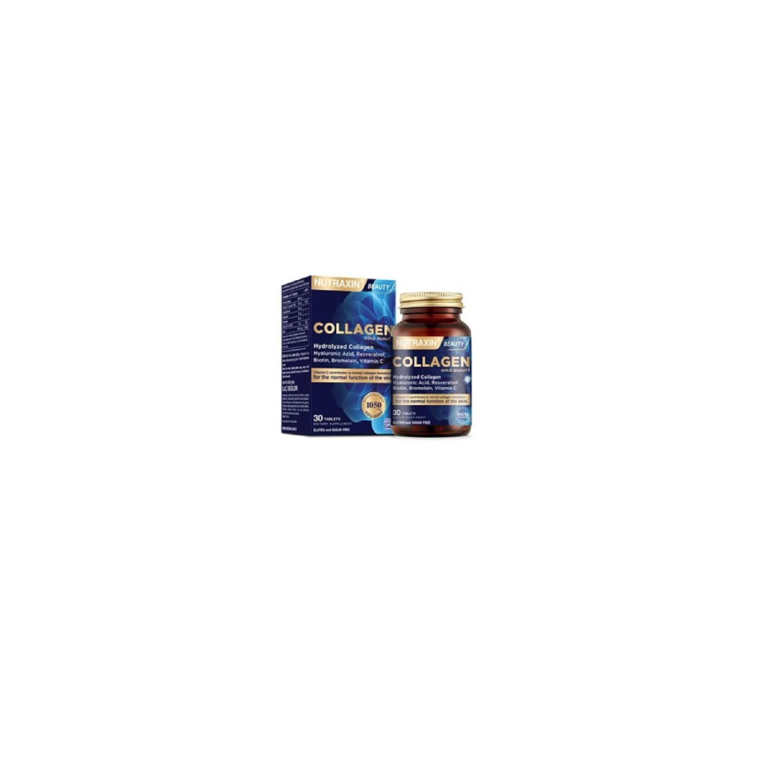 

Resveratrol Hyaluronic Acid Biotin And Zinc Hydrolyized Collagen 30 Tablets
