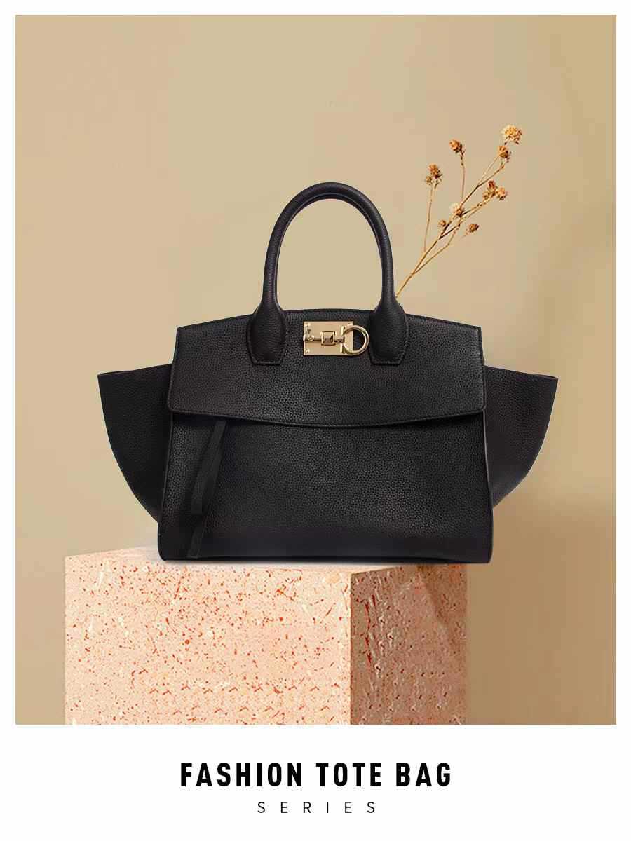 

Сумка Platinum через границу Натуральная кожа Женская сумка Высококлассная Универсальная сумка-крыло Женская сумочка Модная Одноплечевая Сумка через плечо 29x15x17CM