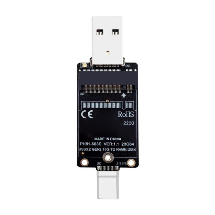 

M.2 Solid Disk Adapter With USB A And USB C Connection 10Gbps Fast For Computer Engineers And Storage Maintenance 1