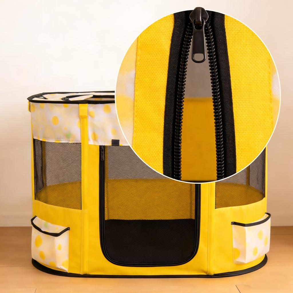 Floving Rectangular Pet Folding Dog Indoor Dog Foldable Pet Pet Easy Cat Cat Birthing Dog Mesh Travel with Carrier Bag Playpen, Playpen, Playpen,