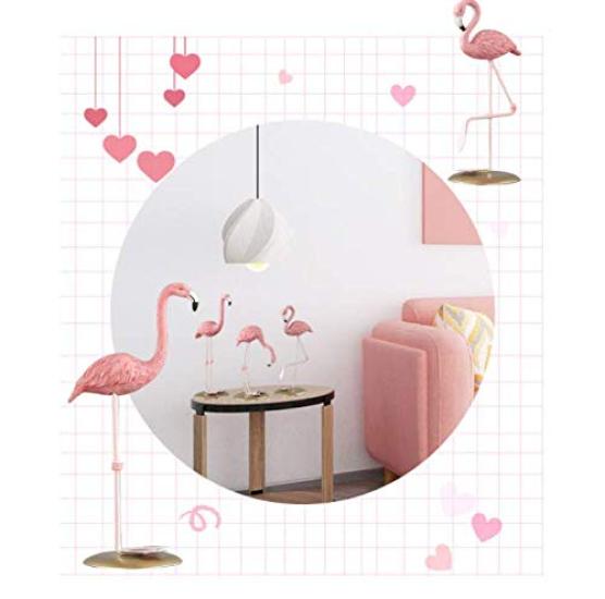 Flamingo Interior Decor Pink Ornament Cute Decorative Resin Bird Ornament Set of 3 HP0131 of (YISHUI) (Set 3)