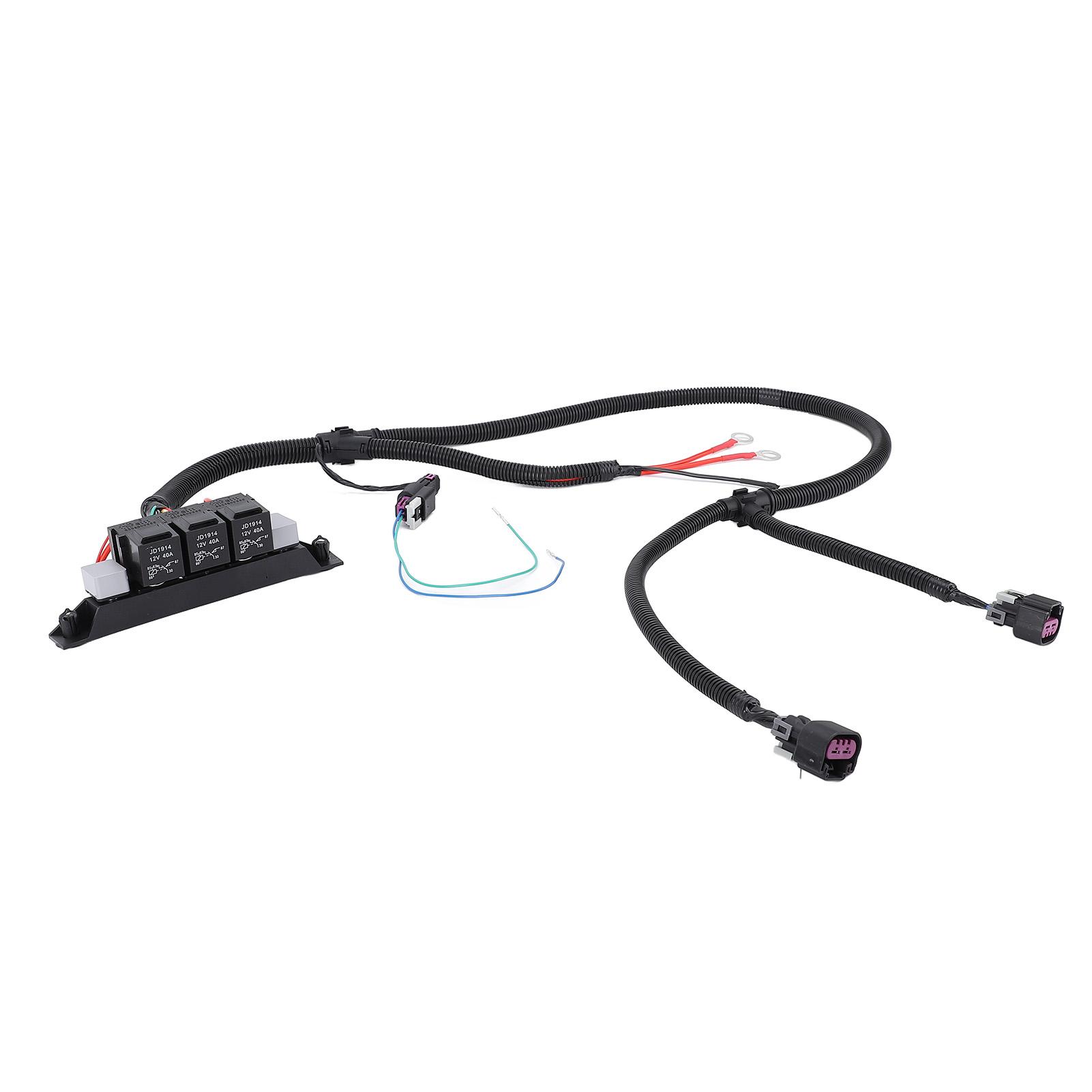 

Electric Fan Harness 67400923 Stable Connection High Temperature Proof Electric Fan Control Wiring