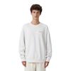 Fila White Series Solid Color Round Neck Comfortable Casual Sweatshirt Men sweatshirt F11M447202A-WT