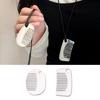 Portable Hairbrush Miniature Comb Necklace Pendant Convenient Hair Grooming Tool Portable Hairbrush for Women Girls