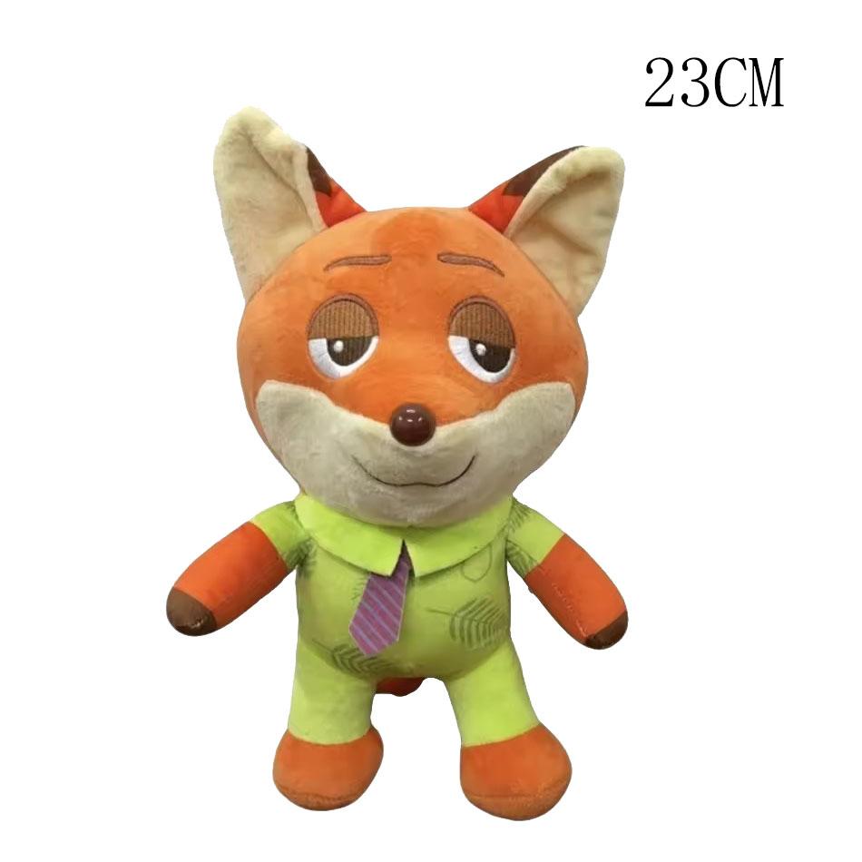 ***High Quality  Nick Wilde Judy Hopps Plushies Stuffed Anime Fox Rabbit Plush Toy Lovely Children's Room Decor Xmas Gifts