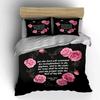 Romantic Floral Design for Inspiration kid's and adults' bedroom decor Exquisite three-piece bedding set gift