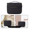Toiletry Bag Hanging Travel Makeup Fashion Waterproof with Hook Large Capacity PU Leather