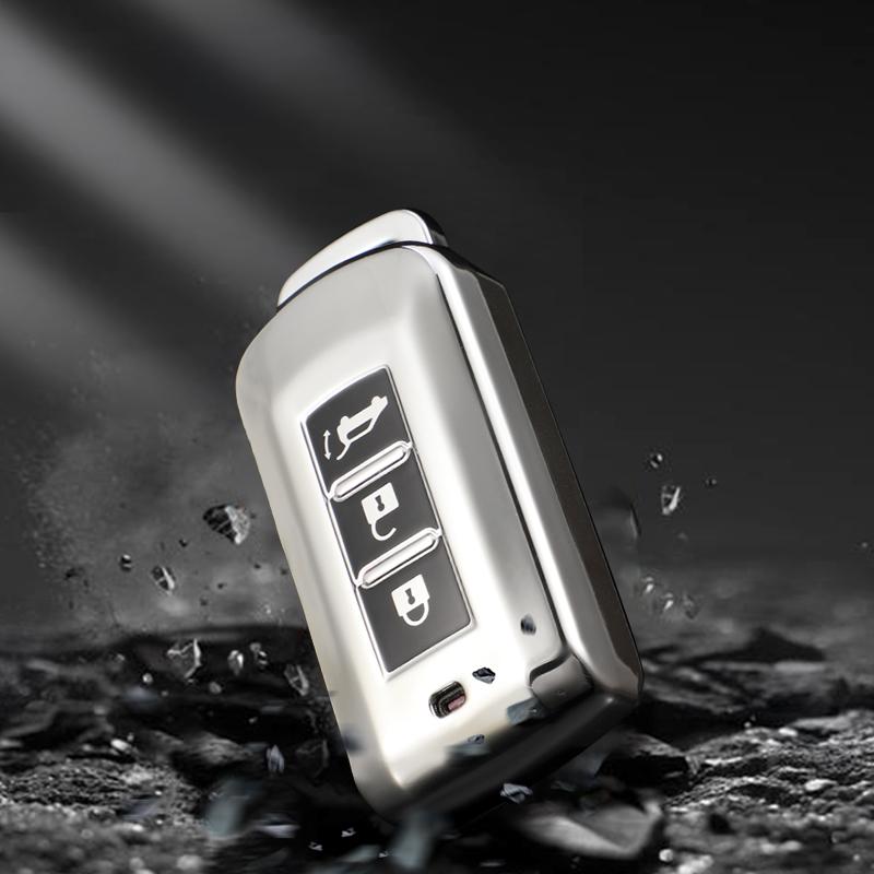Soft TPU Car Remote Key Case Cover Shell For Mitsubishi Outlander ASX Pajero LANCER Sport Eclipse Cross Protective Fob Accessories
