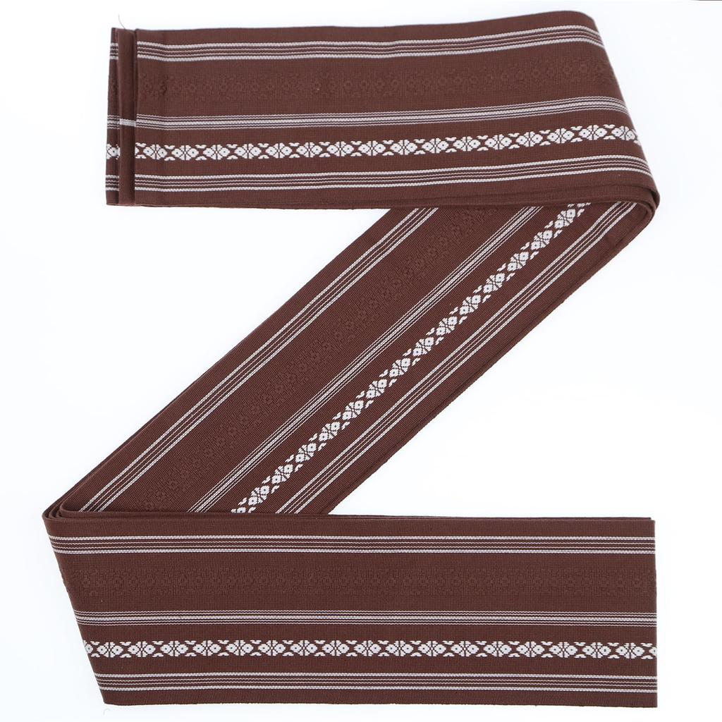 Obi Kenjo pro tradiční japonský obřad Tying Dark [TOuWA] Pánské (Sash), Bavlna, Vzor, Muži, Pánové, Yukata, Kimono, Kyudo, Oblečení,