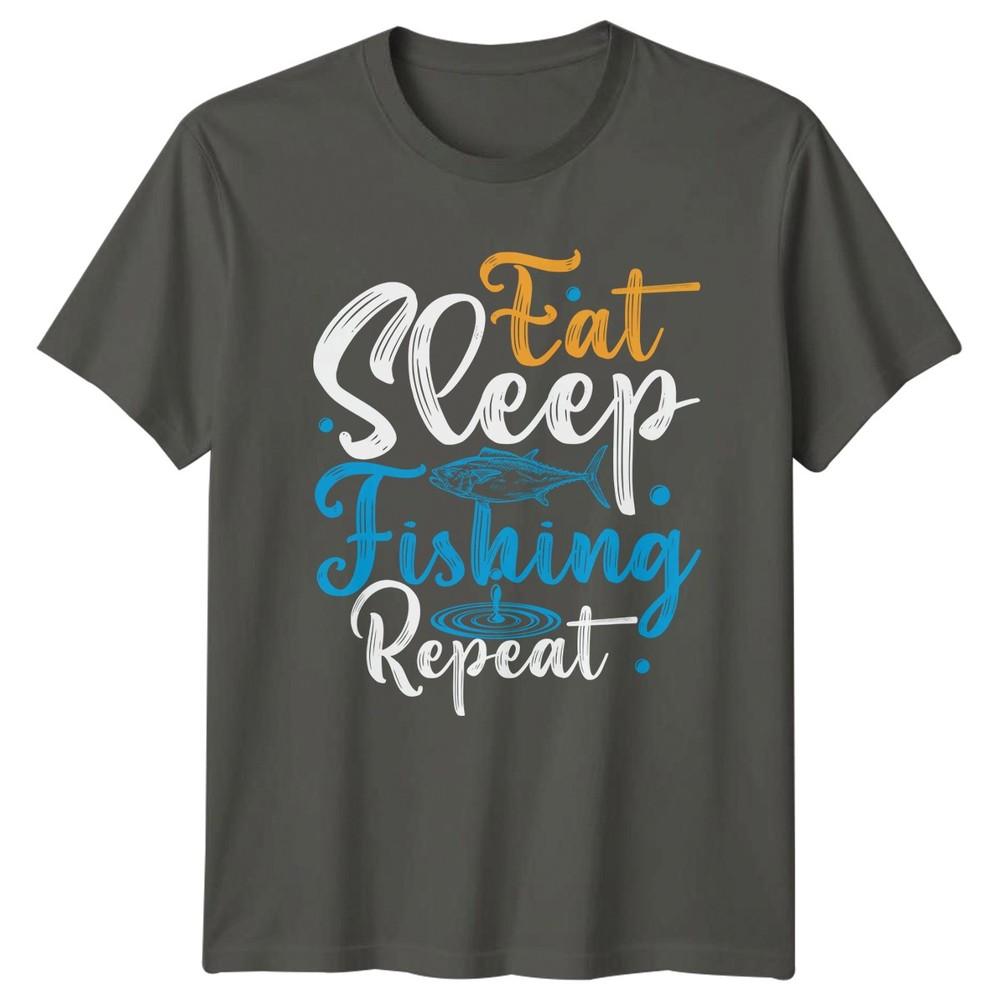 Eat Sleep Fishing Repeat TShirt Sport Fishing Fishing Gift For Him And Her S