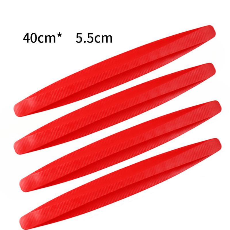 2/4pcs Car Bumper Protector Strip Guard Corner Protection Strips Scratch Protector Crash Blade Anti-collision Auto Accessories