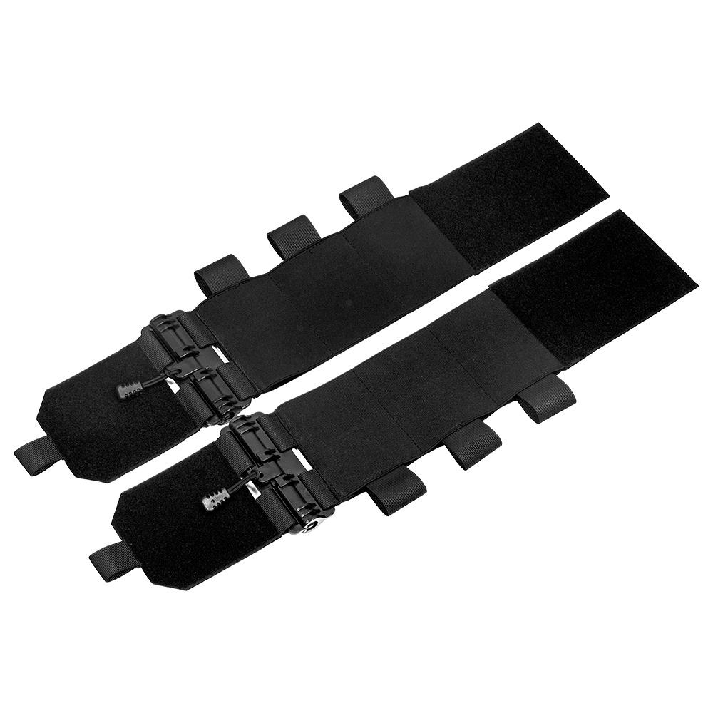 Tactic Elastic Cummerbund Kit Quick Release Tube Qr Buckle Triple Magazine Pouch Carrier Nylon For Fcsk Outdoor Hunting