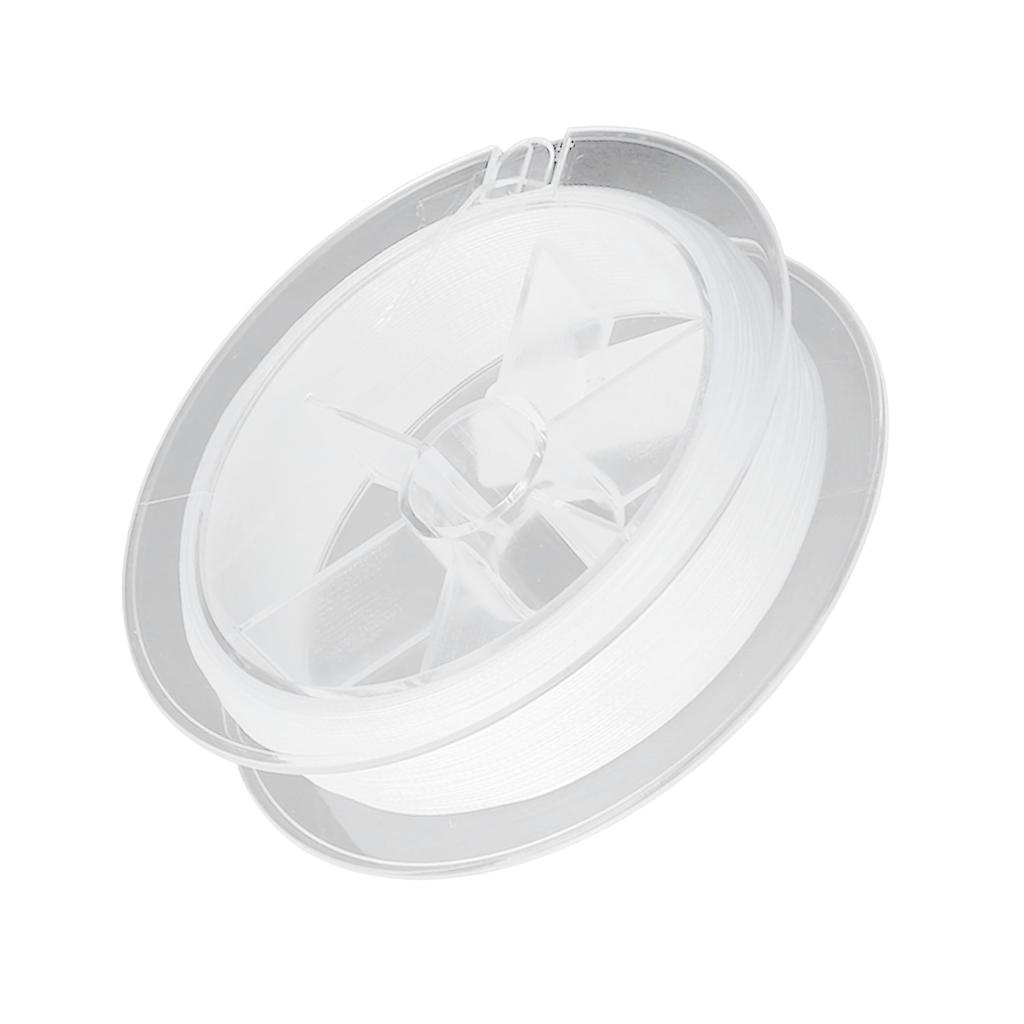 20LB 50m Fly Fishing Polyester Unwaxed Prep Line Cup Filler Wrestling Line Fishing PartsWhite