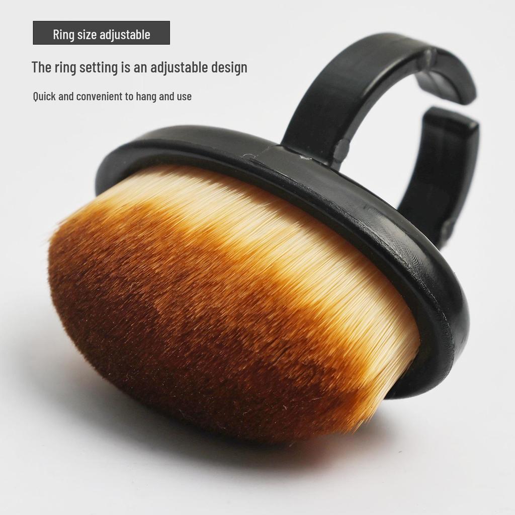 Nail Ring Soft Bristle Brush for Dust and Ash Cleaning