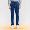 Men's Jingdong Jingzao Straight-Leg Fleece-Lined Jeans