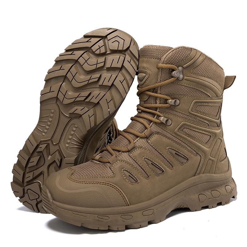 Men's Boots High Quality Hiking Boots Men's Outdoor Boots Non Slip High Top Training Boots Men's Plus Size Jungle Hunting Boots