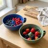 Self-spinning Ceramic Berry Washer Large Capacity Fruit Colander Fruit Washing Bowl Home Kitchen