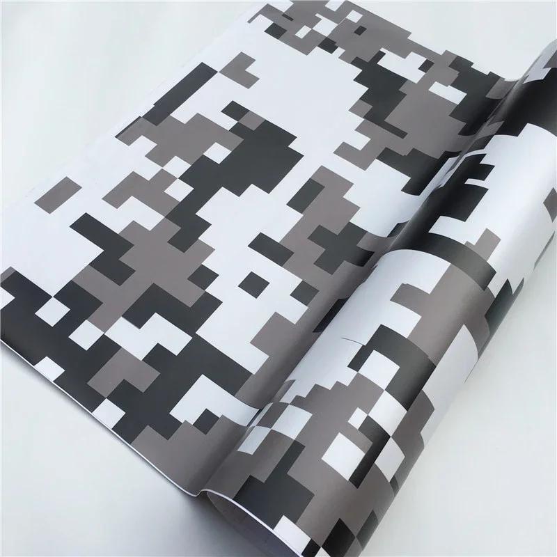 Arktisches Schnee-Tarnfolie Auto-Wrap Tarnfolie Autoaufkleber Fahrrad Konsole Computer Laptop Skin Roller Motorrad