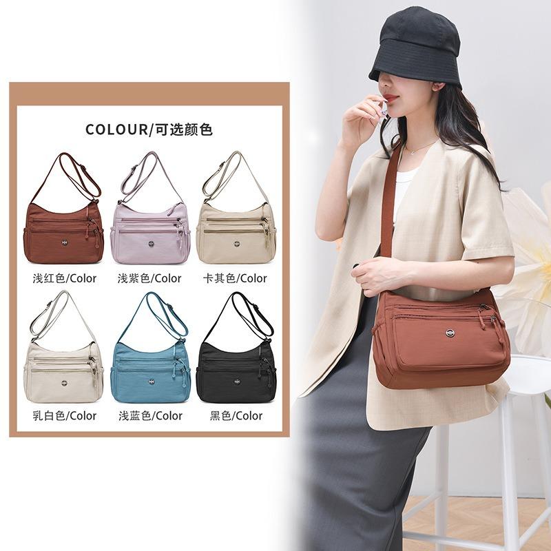 Fashion Travel Nylon Large-capacity Shoulder Bag New Travel Lightweight Mother Bag Ultra-light Women's Messenger Bag