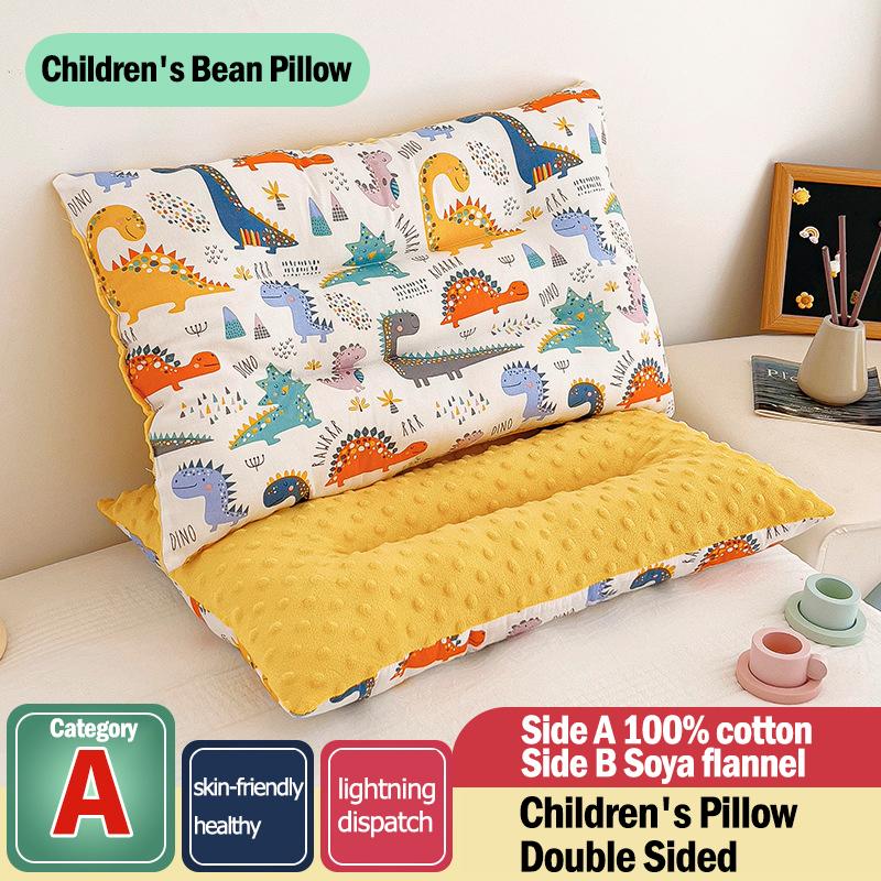 Soft Gauze Baby Pillow Comfortable Doudou velvet pillow For Newborns Baby Sleep Headrest Breathable Infant Kids Pillow