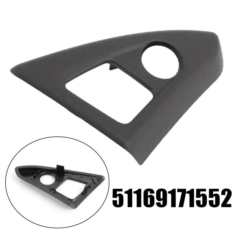 Car Console Lock Cylinder Trim Cover+Button 51169171552 for BMW 5-Series F10 F11 F18 10-16 Armrest Box Switch Panel A
