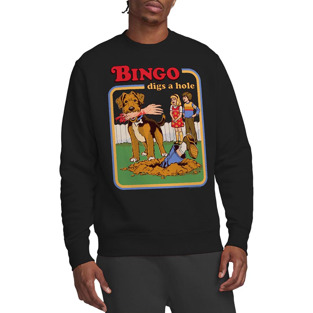 Steven Rhodes Unisex Adult Bingo Digs A Hole Sweatshirt