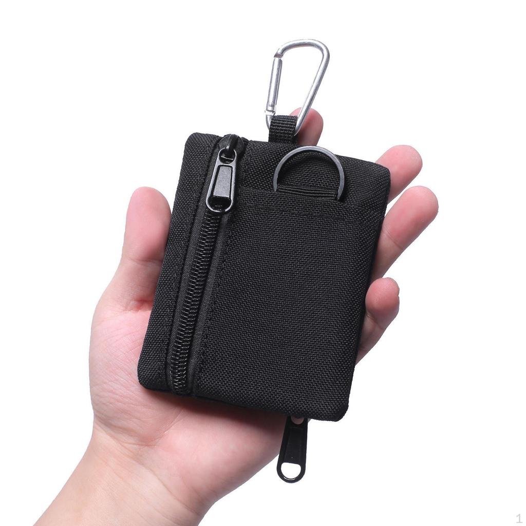 Mini Keychain Card Holder for Men Women Professional Compact Key Case Little Change Wallet