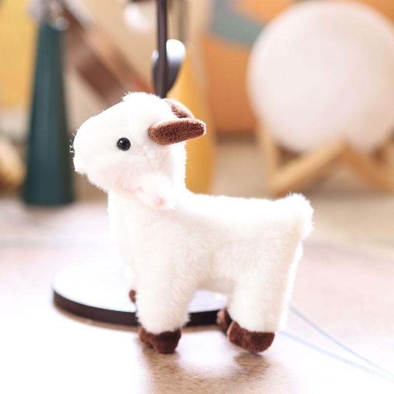 Plush Sheep Keychain With Soft Pp Cotton For Bag Decoration And Gift Idea