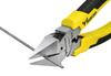 TSUNODA Electrician Power Powerful Diagonal Nippers 200mm Steel Wire Cutting Simple Crimping Staple Removal Cable/Stainless PW-SN200GT