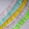 Elastic Snow Yarn Fungus Lace, Width 2cm Headband DIY Lace Decorative Cuffs Dream Pleated Baby Clothes Handmade Accessories