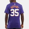 Nike Kevin Durant Phoenix Suns Buchstaben-Print Rundhals Kurzarm T-Shirt Herren Tops Lila FD9807-573