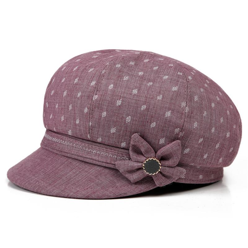 Hat Female Spring and Autumn Cap New Grandma Cloth Hat Spring and Summer Old Lady Sun Hat