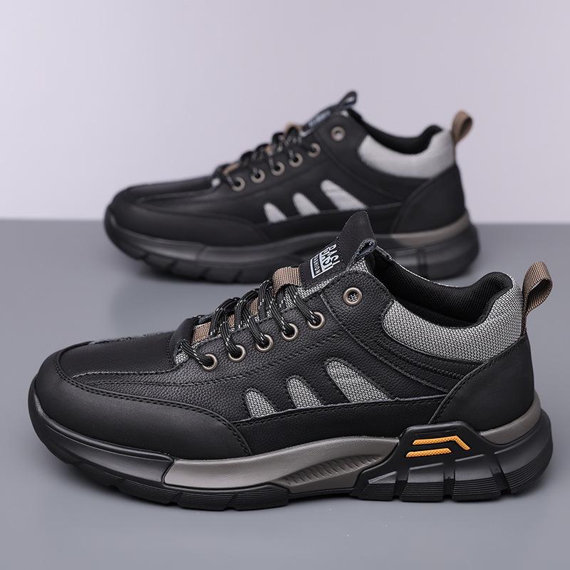 Non-slip Comfortable Hiking Hiking Leather Shoes Amazon Popular Men's Shoes Season Outdoor