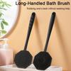 Silicone Double-Sided Exfoliating Brush: Long-Handle Bath & Shower Massager with Cooling Thickened Back Scrubber.