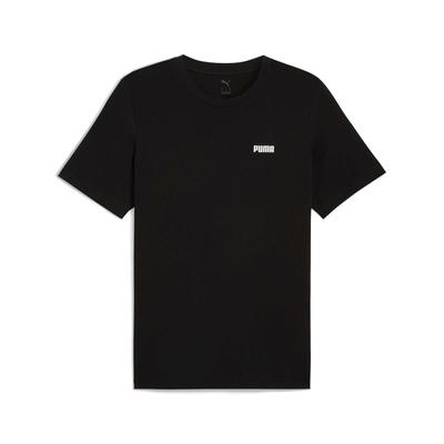 Wygodny Oddychający Lekki T-shirt z Krótkim Rękawem Męski Top Czarny 690229-01