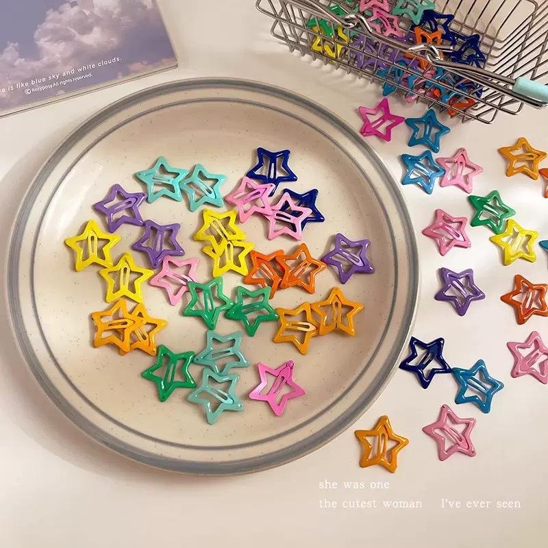 10Pcs Mini Baby BB Clip Shiny Surface Kawaii Cute Candy Color Children Side Hair Pin Fashion Bangs Clip Kids Headwear