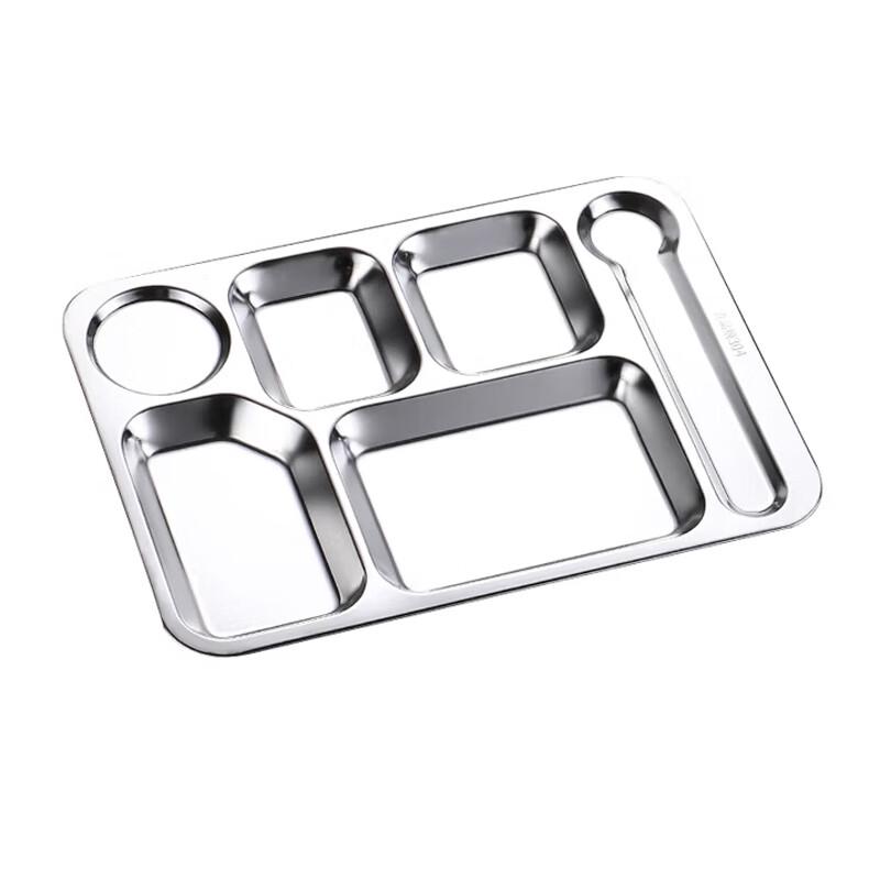 SPSR 304 Stainless Steel 6-Compartment Tray