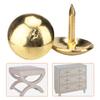 300PCS Upholstery Nails Tacks Stud Pushpin Smooth Surface Decorative Furniture Nails Pins(Yellow )
