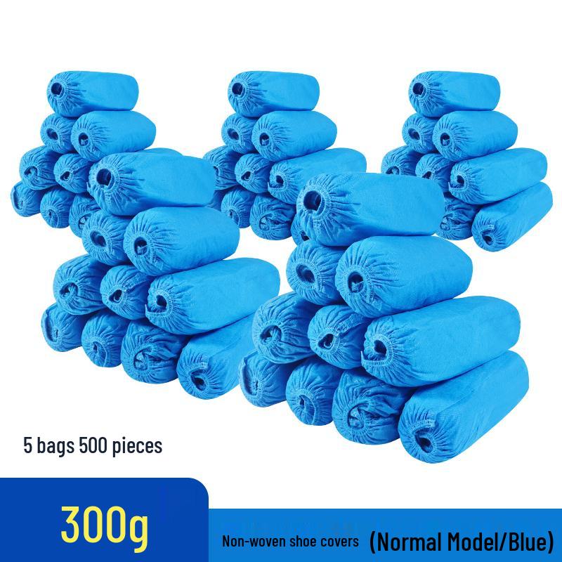 Thickened Non-Slip Disposable Shoe Covers for Indoor Use - Dustproof & Wear-Resistant