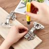 2Pcs Stainless Steel Door Hinges with Screws Cabinet Hinge New Concealed Hinges  for Wardrobe Door