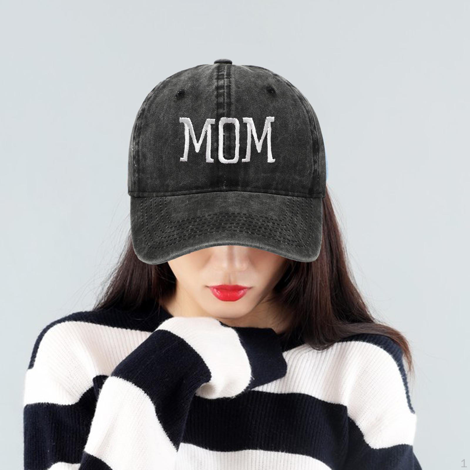 

Бейсбольная кепка с вышивкой для мамы чёрный