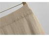 Elegant Korean Rhinestone Knit Cardigan & Skirt Set - Women's Spring/Autumn Two-Piece