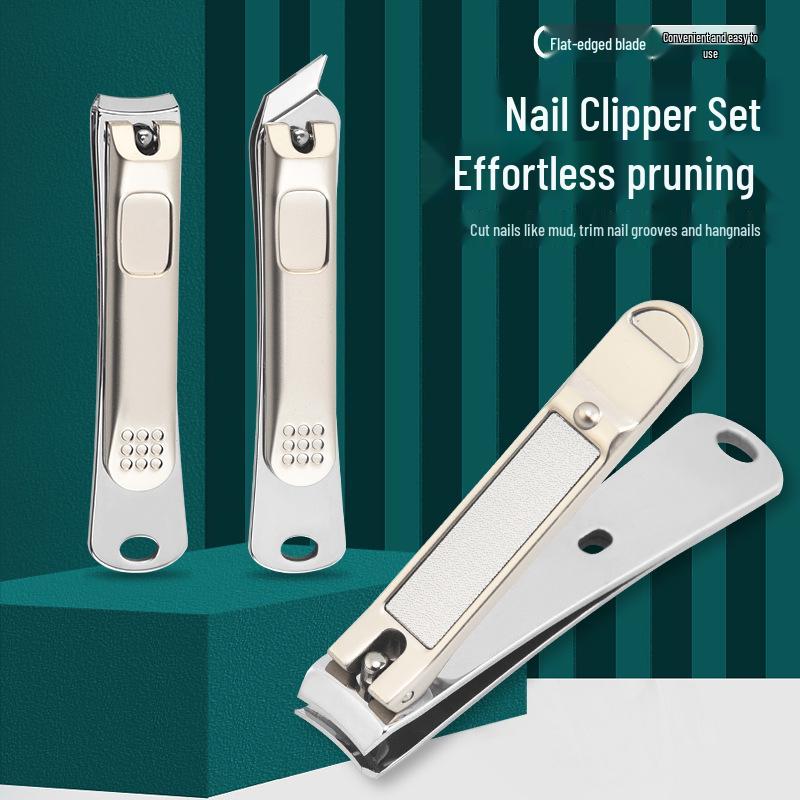 

Stainless Steel Portable Large Nail Clippers with File