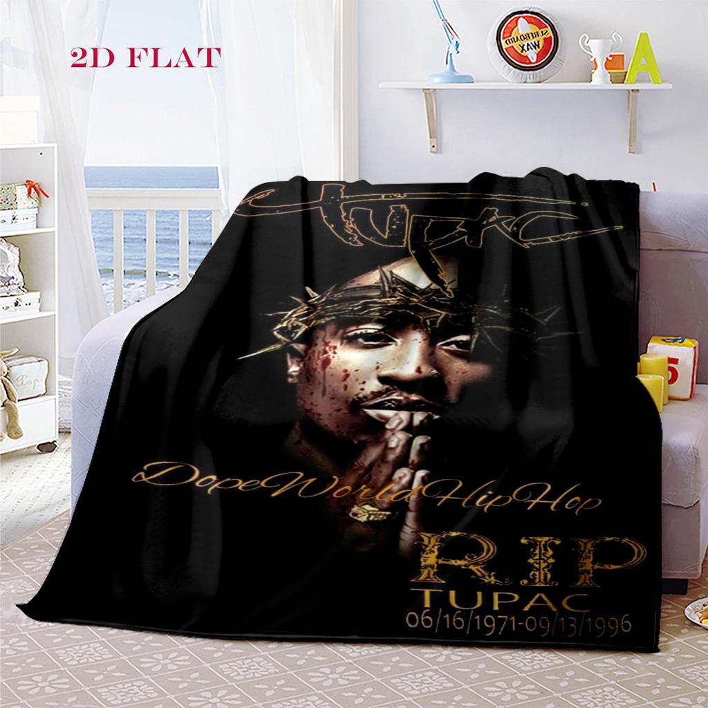 Urban Art Hip-Hop Legacy Blanket Suitable for All Seasons Camping Trip Office Rest Blanket Air Conditioning Blanket Nap Blanket