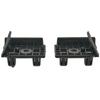 2x Front Bumper Center Fixing Bracket Holder Plate Frame Plastic Left & Right Side For Model 3 1084171-00-F 1084172-00-F