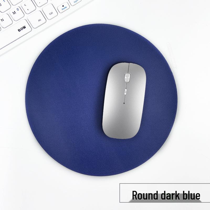 Customizable Multi-Color PU Leather Mouse Pad - Durable, Dirt-Resistant, Available In Square or Round Shapes.