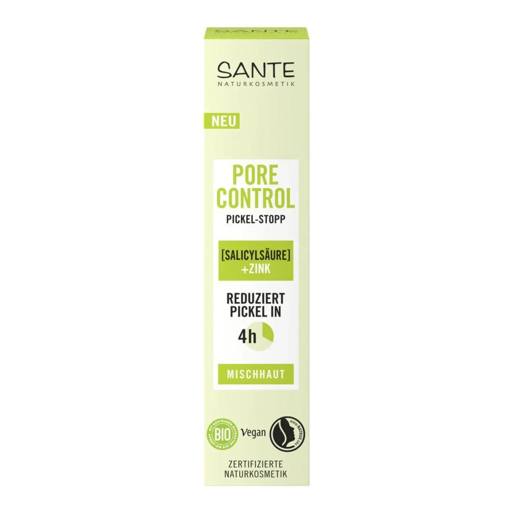 БИО-Средство от прыщей быстрого действия Pore Control антибактериальное с Цинком SANTE 15 мл