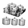 3Pcs Nail Dish Art Washing Containers Cups Professional Acrylic Liquid Powder for Manicure